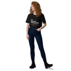 Maglietta Unisex in Cotone Biologico Mangia Moda Consapevolezza Amore