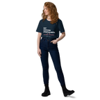 Maglietta Unisex in Cotone Biologico Mangia Moda Consapevolezza Amore
